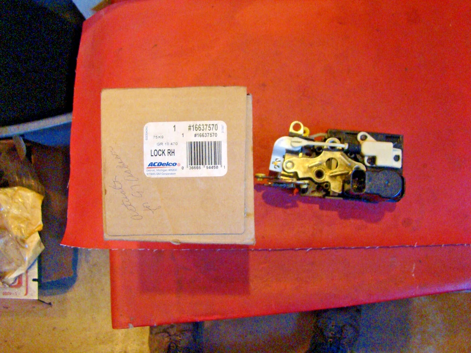 Conjunto de cerradura de puerta AC Delco GM BUICK OLDS PONTIAC nuevo fabricante de equipos originales 92 93 94 95 96 97 98 Foto 1 de 4