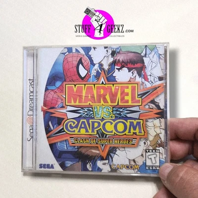 Dreamcast Marvel vs. Capcom: Clash of Super Heroes Complete - Authentic - Image 1 of 4