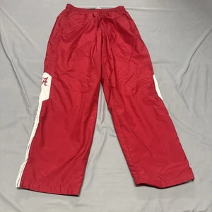 Vintage Alabama Crimson Tide Pants Mens XL Red Nike Team Track Windbreaker NCAA - Picture 1 of 17