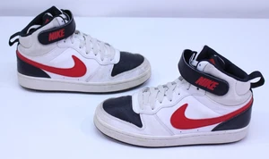 Nike Court Borough Mid 2 High-Top Shoes Sneakers Basketball 5Y Youth University - Picture 1 of 17