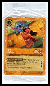 #25/P2 Lilo Escape Artist GOLD FOIL PROMO 2024 Disney Lorcana Azurite Sea SEALED - Picture 1 of 2