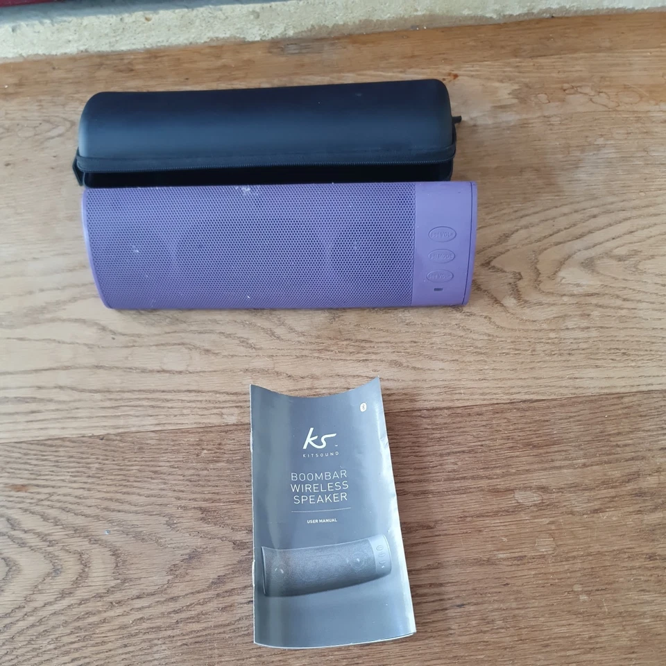 KitSound BOOMBAR+ Altavoz Inalámbrico Universal Portátil - Púrpura sin cable Foto 1 de 2
