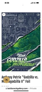 Anthony Petrie BNG Godzilla vs. Mechagodzilla 2 Silver Foil xx/150 24x36” - Picture 1 of 1