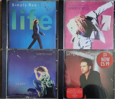 SIMPLY RED - 4 x  CD Bundle Inc Greatest Hits / Life / Stars / A New Flame - Image 1 of 2