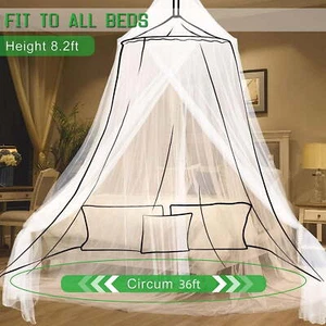 Net Bed Canopy Canopy Bed Curtains Queen Size from Ceiling for Kid Bed Adult Bed - Picture 1 of 6