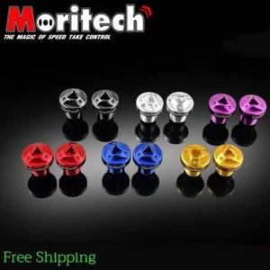 Mirror Hole Plugs Screw HONDA KAWASAKI X-MAX300 Universal Nut Aluminum Motorbike - Picture 1 of 7