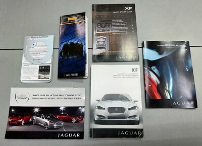 Jaguar XF 2012 Owner’s Manual Book Owners Guide Books Set JJM180240122 Foto 1 de 4