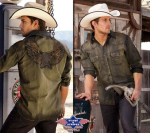Stars And Stripes Western Cowboy Adler Hemd DAVE Cowboyhemd - Bild 1 von 4