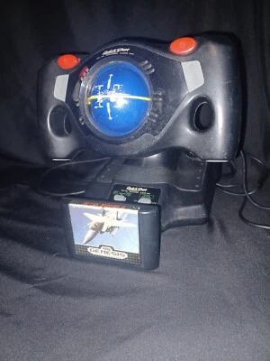 QuickShot QS-156 Flight Wheel Controller for Sega Genesis W/ AfterBurner 2  - Image 1 of 4