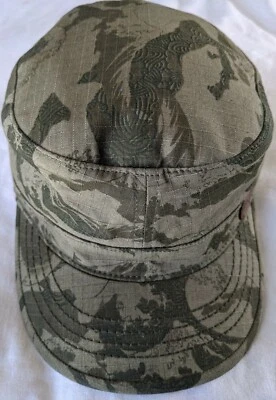 Gorra gorra Quicksilver para mujer marinero pescador verde oliva con diseño natural Foto 1 de 4