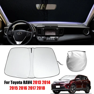 Capa para janela para pára-brisa compatível com 2013 2014 2015 2016 2017 2018 Toyota RAV4 - Imagem 1 de 4