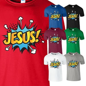 Jesus Herren T-Shirt christlich religiös Bibel Glaube Christus Kirche USA Geschenk T-Shirt - Bild 1 von 12