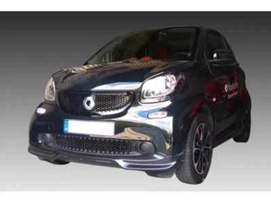 Motordrome Design Front Bumper Lower Splitter Smart 453 Gloss Black - Picture 1 of 2