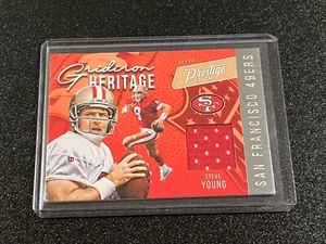 2020 Panini Prestige Football Steve Young Gridiron Heritage Patch #GH-SY - 49ers - Picture 1 of 2