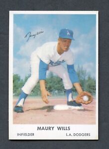 1962 Bell Brand Dodgers #30 Maury Wills EX+