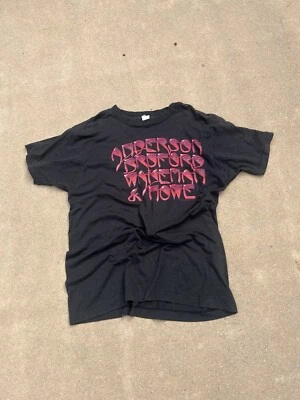 1989 Anderson Buford Wakeman Howe Band Tee Shirt Foto 1 de 4