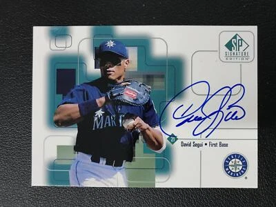 SP Signature Edition #DSe David Segui 1999 autógrafo Seattle Mariners Foto 1 de 2
