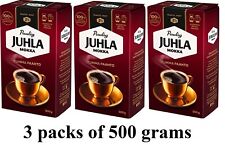 3x500g Paulig Juhla Mokka 2.5 - Finnish Fine Grind Ground Filter Coffee