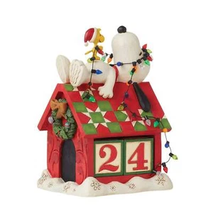 Jim Shore Snoopy's Countdown Calendar 6015027 New 2024 - Picture 1 of 7