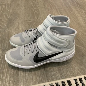 Nike Alpha Huarache Elite 2 Mid Baseball Stollen grau CI9594-002 Herren 15 *fleckig - Bild 1 von 6