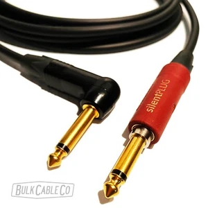 50 FT - Mogami 2524 SILENT Guitar Cable - Neutrik NO POP Straight To Right End - Picture 1 of 15