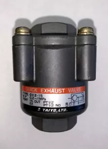 ¡¡¡Totalmente nuevo!!! Válvula de escape rápido Taiyo serie QV2 (#QV2-15) - Imagen 1 de 5