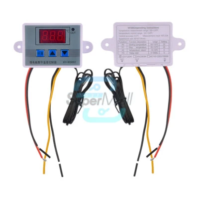 XH-W3002 W3001 NTC Digital LED Temperature Controller Thermostat Control Switch - Bild 1 von 4