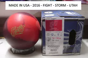 Lz 12# 1oz, TW 2.98, Pin 2.5-3 Storm FIGHT - Picture 1 of 15