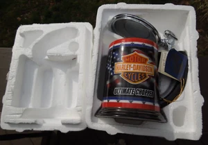 Harley Davidson Tankard Stein 2000 Ultimate Chopper Collector Franklin Mint NIB - Picture 1 of 14