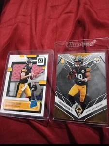 NFL STEELERS KENNY PICKETT RC 2022 Donruss RATED & CALVIN AUSTIN RC EAGLES - Picture 1 of 5