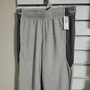 Kids Track Pants Mesh Gray Small 6 7 - Picture 1 of 4