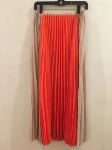 Women’s COUNTRY ROAD Panelled Colourful Pleat Maxi Long Skirt Size 4 & RRP $179 - Picture 1 of 4