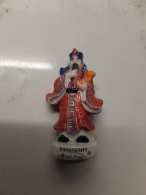 Minh Ling Prosperity Porcelain Figure X1 ( Chip) See Description. Talisman  - Image 1 of 4