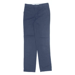 DICKIES Trousers Blue Slim Straight Boys W28 L30 - Picture 1 of 6