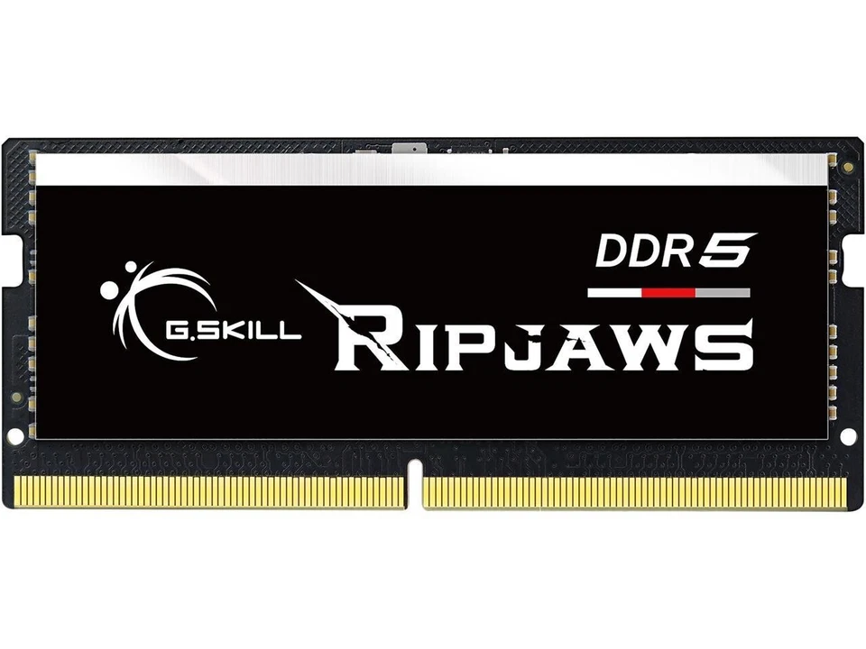 G.SKILL Ripjaws Series 32GB 262-Pin DDR5 SO-DIMM DDR5 4800 (PC4 38400) Laptop Me - Image 1 of 1