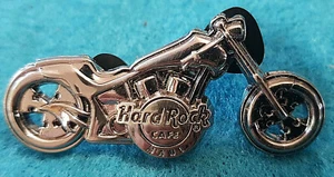 MOTOCICLETA ESTILO LOWRIDER PELTRE PLATA MAUI 3D Hard Rock Café PIN LE - Imagen 1 de 1