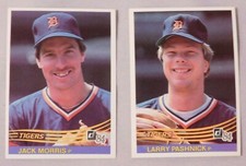 1984 Donruss Detroit Tigers Baseball Card Pick one