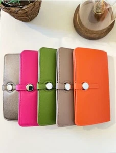 Women Long Purse Card Holder Wallet 2 in 1 Purse coin wallet Faux leather UK - Picture 1 of 4