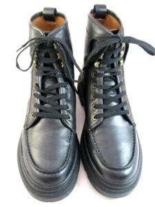 Allen Edmonds "SAWYER" Leather WEATHERPROOF Boots 9.5 D Black DISCONTIND (362N) - Picture 1 of 11