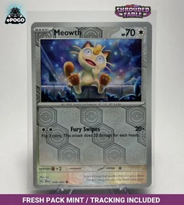 Meowth 048/064 Holograma Inverso Pokemon Juego de Cartas Coleccionables: Fábula Cubierta COMO NUEVO ENVIADO HOY - Imagen 1 de 2