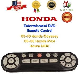 OEM 05-10 Honda Odyssey 06-08 Honda Pilot Acura Entertainment DVD Remote Control - Picture 1 of 11