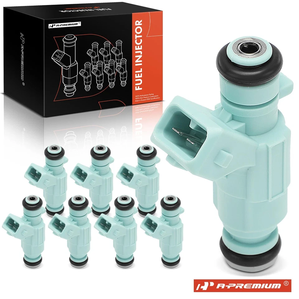 8x Inyector de combustible para Mercedes-Benz ML55 AMG W163 2000-2003 E55 W210 SLK55 5,5 L Foto 1 de 4