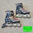 Rollerblade Astro 50 patins à roues alignées homme 80mm roues noir rouge taille 11