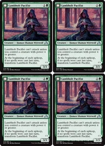 MTG - 4x LAMBHOLT PACIFIST - Shadows over Innistrad (U) - Picture 1 of 2