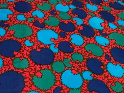 Kaffe Fassett PINKING FLOWER BLUE GP66  9.5” X WOF original issue - Image 1 of 2