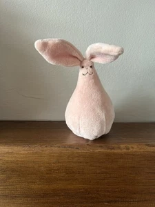 Jellycat Teardrop Bunny - Small Pink Vintage Jellycat - Small Bunny 4" - Picture 1 of 10