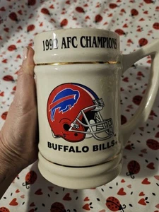Buffalo Bills 1992 AFC Champs Stein, Super Bowl XXVI Jan 1993 - Picture 1 of 6