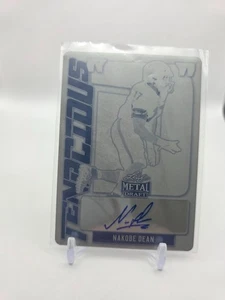 2022 Leaf Metal Draft - Print - Used Plate Blue - NAKOBE DEAN - Auto 1/1 - Eagles - Bild 1 von 2
