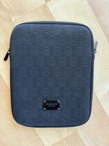 Michael Kors Embossed Logo Black Ipad Tablet Sleeves Case Cover - Picture 1 of 6
