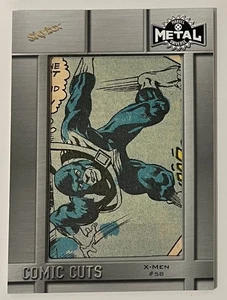 MARVEL COMIC CUT - 2020 - X-MEN METAL UNIVERSE - CC-XM58 - 19/50 - X-MEN #58 - Picture 1 of 4